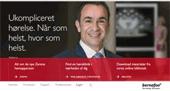Desktop Screenshot of bernafon.dk
