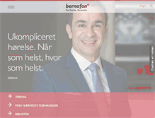 Tablet Screenshot of bernafon.dk